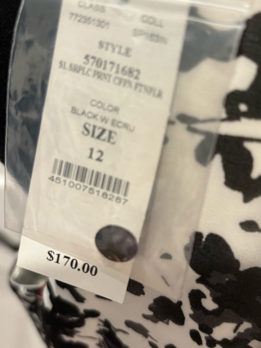 White House Black Market NEW Chiffon Halter Floral Midi Dress White Black 12 - Picture 8 of 16